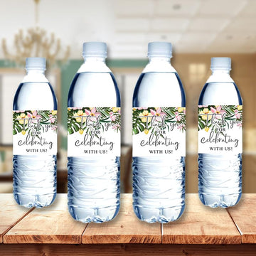 Crawprop Woodland Design Thank You For Celebrating With Us Water Bottle Sticker Labels Wedding Bridal Party Supplies Baby Shower