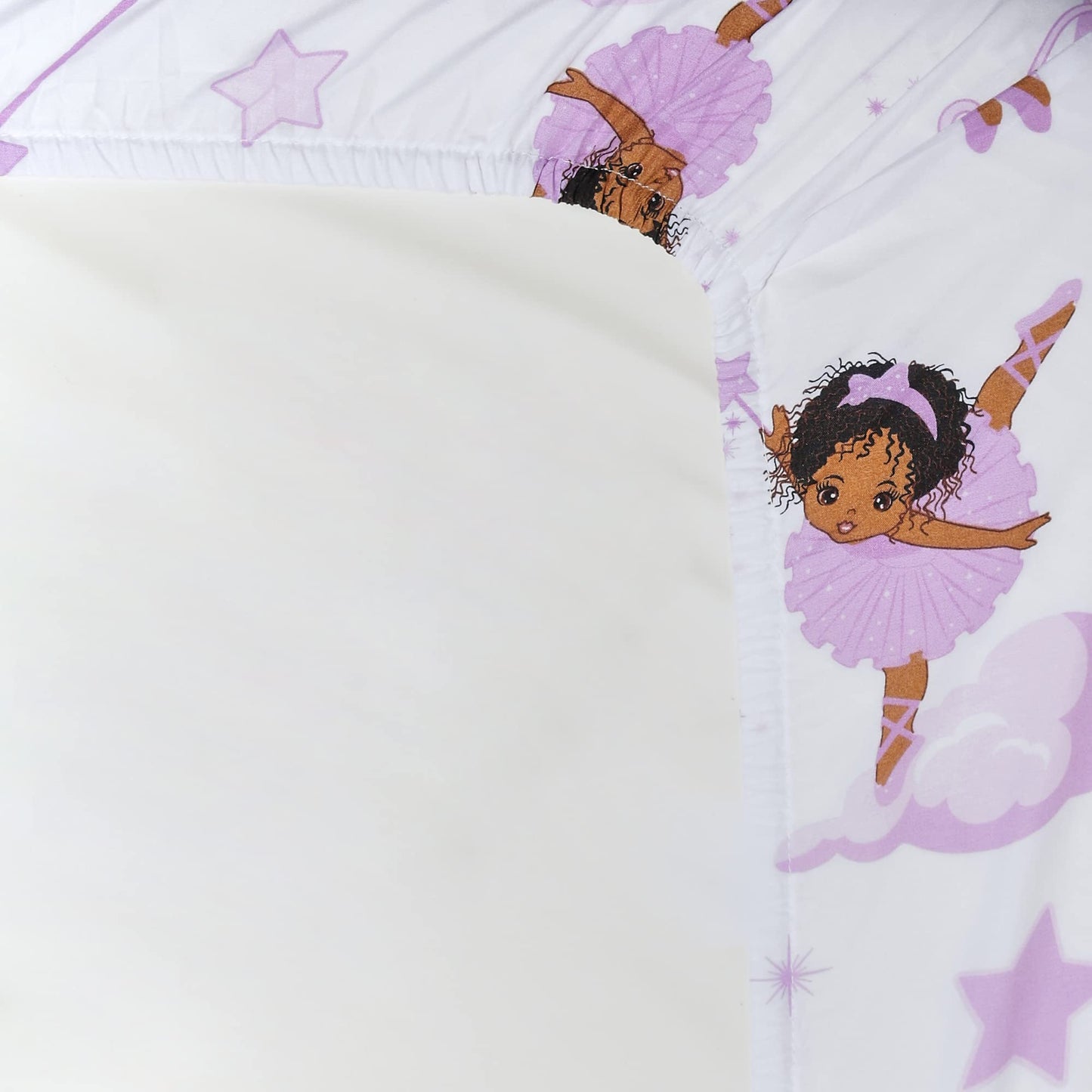 Everyday Kids African American Ballerina Toddler Sheets Set
