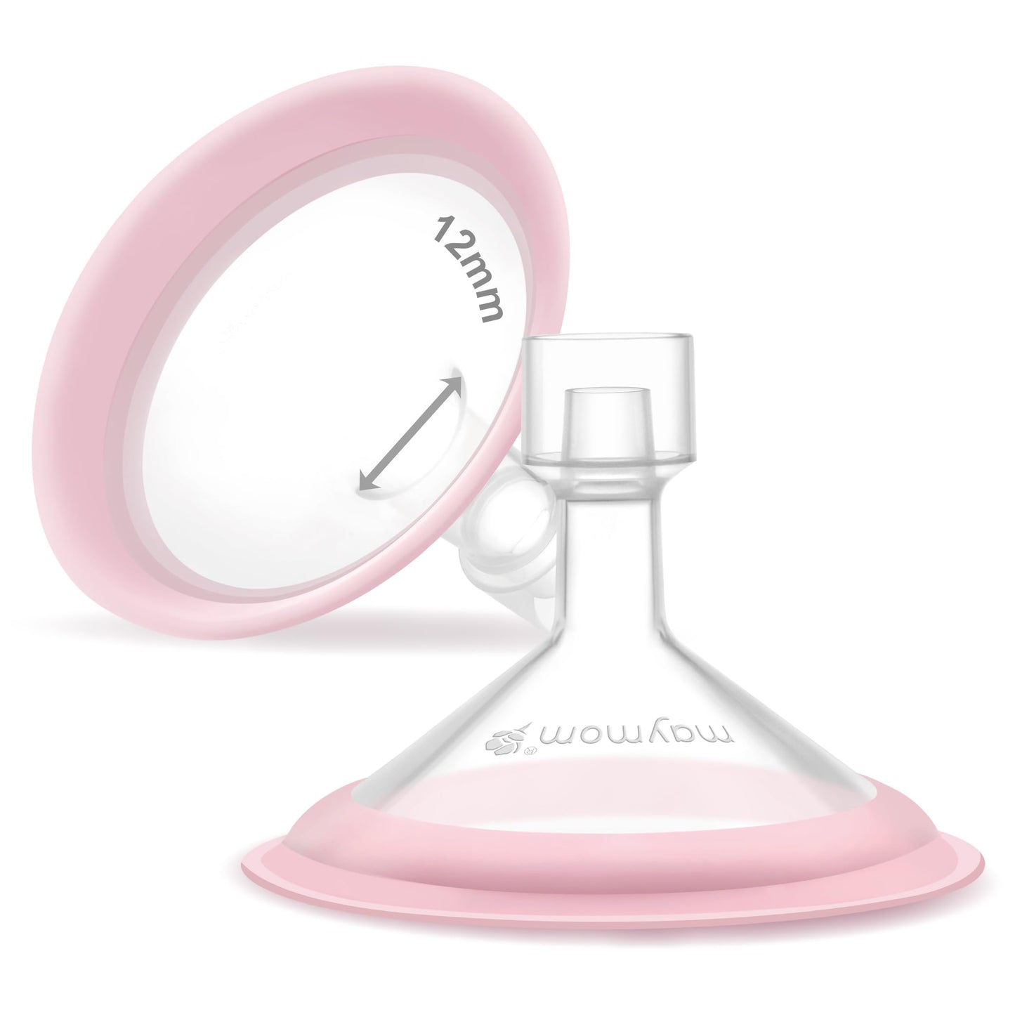 12mm Maymom MyFit Shields, Pano Series; Compatible with Medela Breast Pump Parts- PersonalFit, Freestyle, Harmony, Maxi, Freesty
