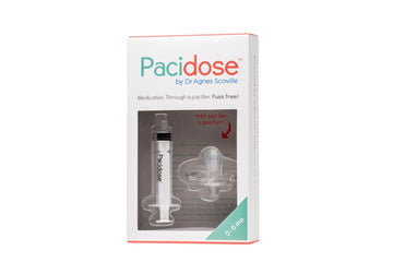 Pacidose Pacifier Liquid Medicine Dispenser With Oral Syringe | Newborn Baby | 0-6 Months
