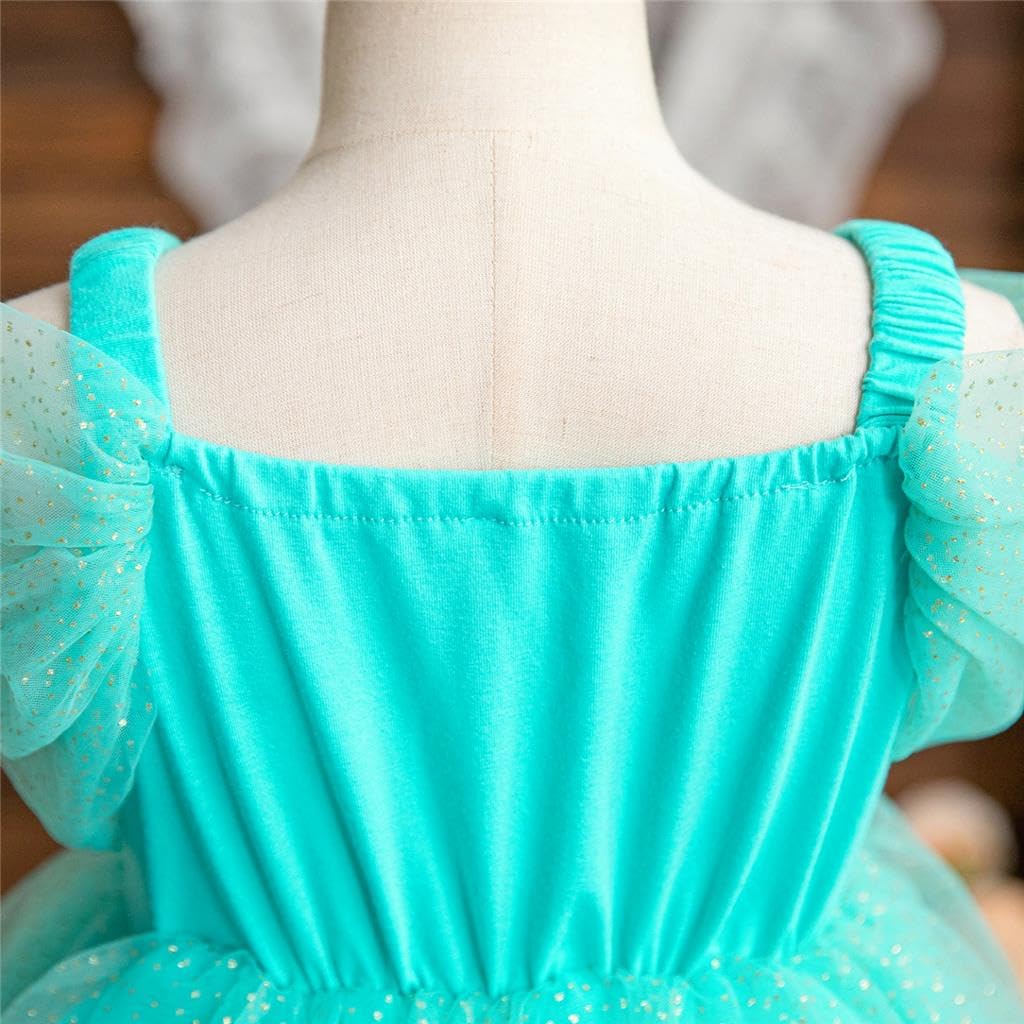 Dressy Daisy Arabian Princess Costumes Birthday Fancy Halloween Party Tulle Dress For Toddler Girls Size 4T To 5T