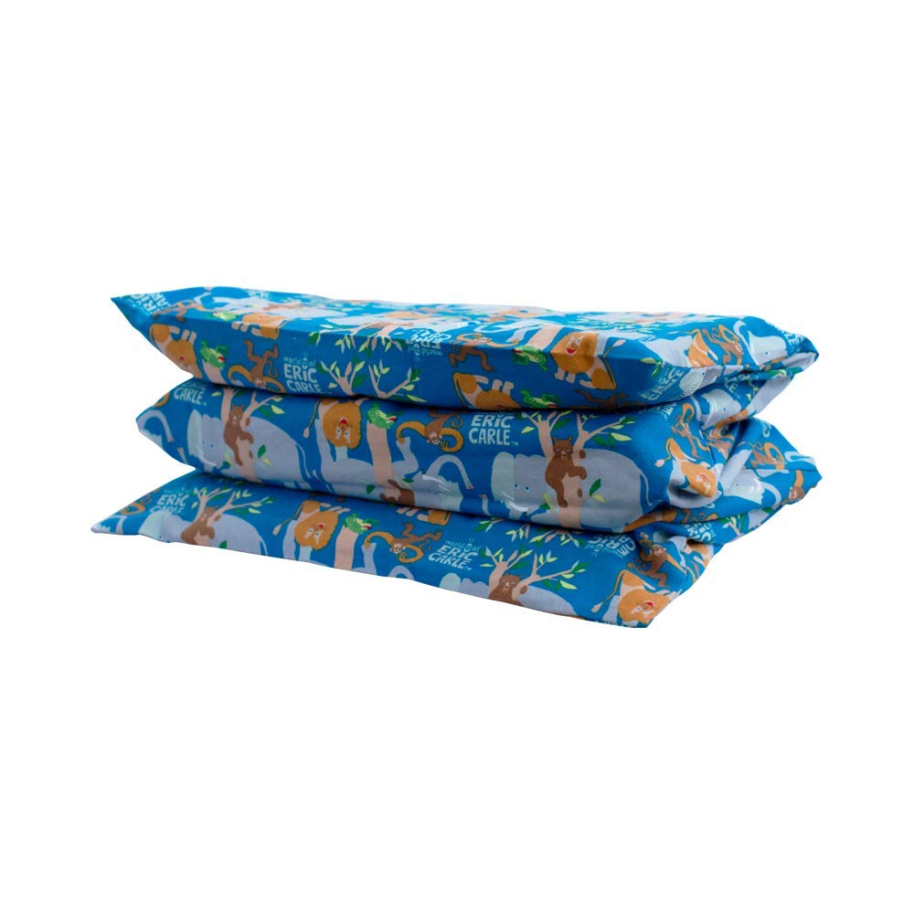 Kindermat + Eric Carle Kinderbundle - The Very Hungry Caterpillar And Friends - Full Nap Mat & Washable Cover, Special Edition -