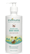 Indimums Reetha-Based Natural Baby Body Wash 500Ml- Protects Natural Oils & Promotes Skin Health, Suitable For Newborns, Toddler