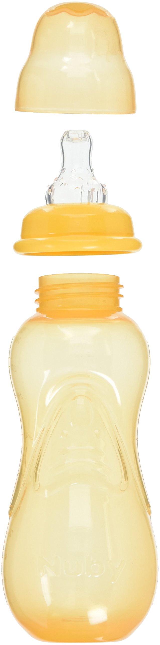 Nuby No-Drip Tinted Bottle 3Pk 10 Ounce - Assorted Colors