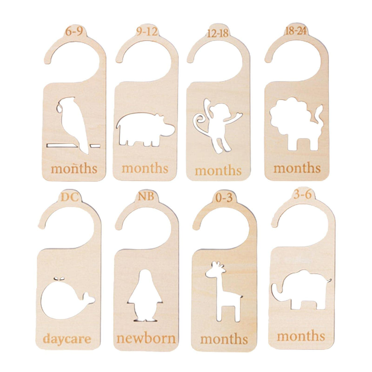ATORSE 8 Pieces Baby Closet Dividers Easily Organize for Wardrobe Closet Clothes