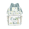 Personalized Diaper Bag Backpack for Women, Custom Name Nursing Mommy Daypack, Diaper Bag for Girls Boys, New Mom Gifts (Dinosau