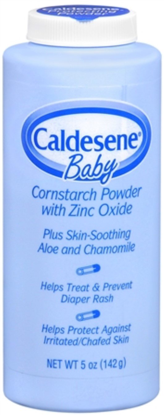 Caldesene Baby Cornstarch Powder With Zinc Oxide 5 oz (Pack of 7)