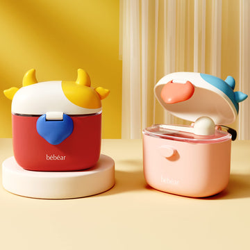 Bebamour Baby Formula Dispenser, Bpa Free Portable Milk Powder And Candy Fruit Snack Storage Container With Scoop And Leveller F