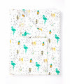 Momzjoy 100% Organic Cotton Muslin Swaddle for Newborns/Baby | Pack of 2 | 09 Months | Lightweight & Breathable | Whale Pinea