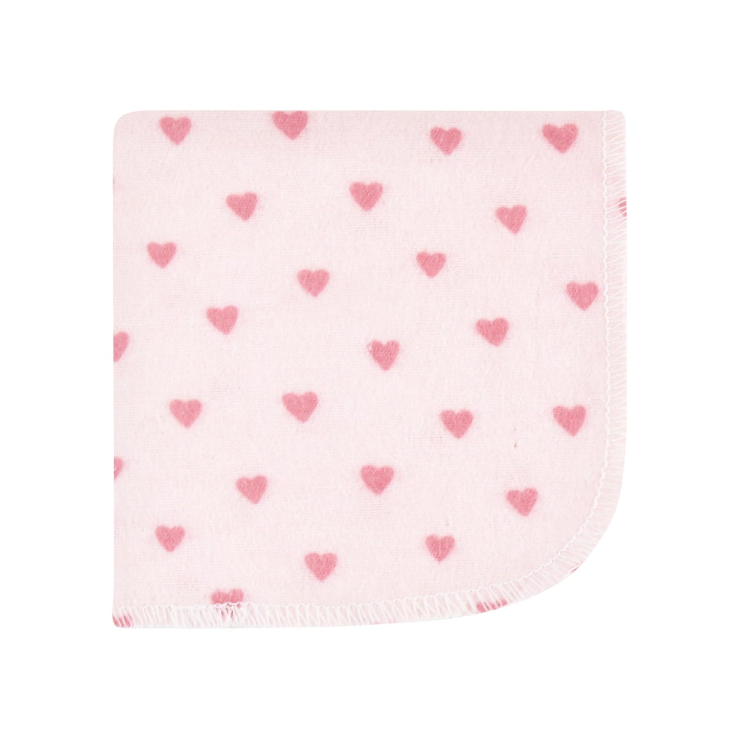 Hudson Baby Unisex Baby Flannel Washcloths, Creative Rainbow 10Pk, One Size