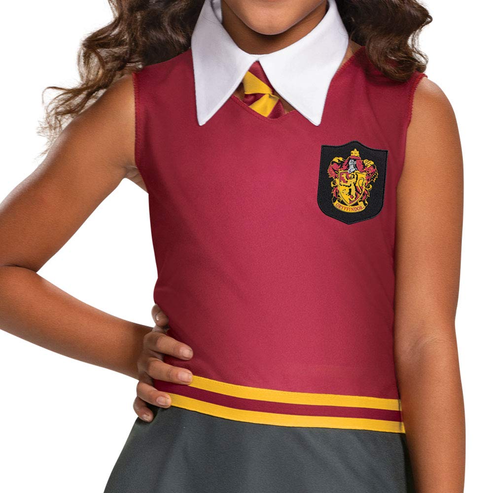 Disguise Dg108029L Girls Gryffindor Dress Classic Child Costume - Small - 4-6X