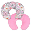 Bxuanw Nursing Pillow Cover Stretchy Cotton Pillow Slipcovers For Breastfeeding Moms Two-Sided Design (Pink Flower Clusters)