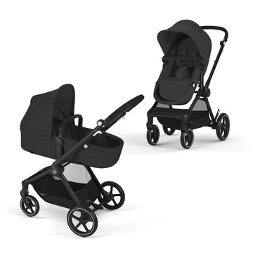 Cybex Eos 2-In-1 Stroller, Moon Black