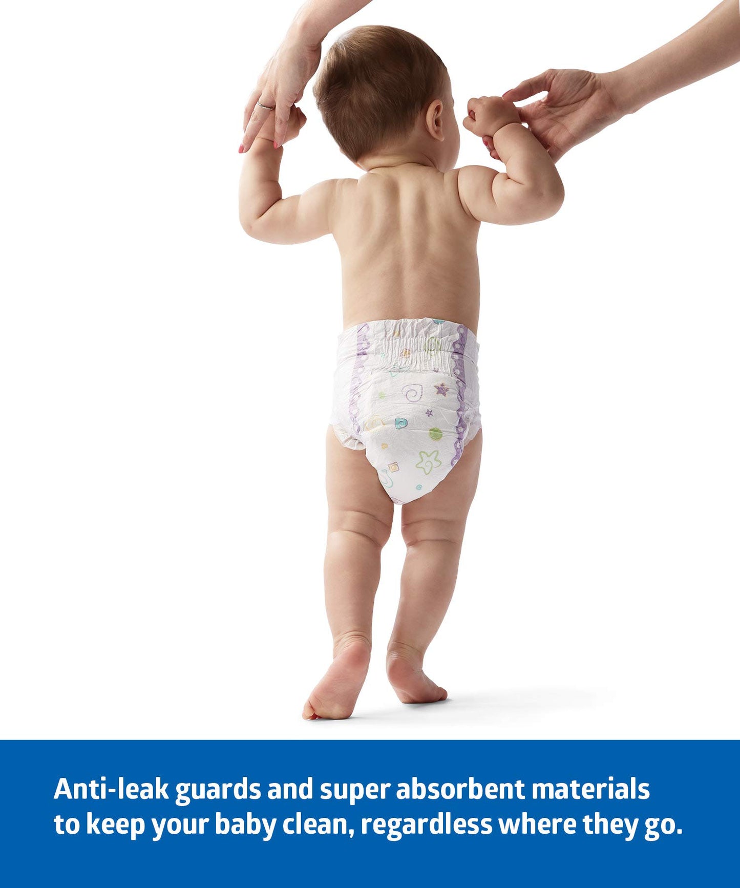 Medline Premium Disposable Baby Diapers, Absorbent & Ultra-Soft For Delicate Skin, Size 7 (41+ Lbs), Pack Of 25
