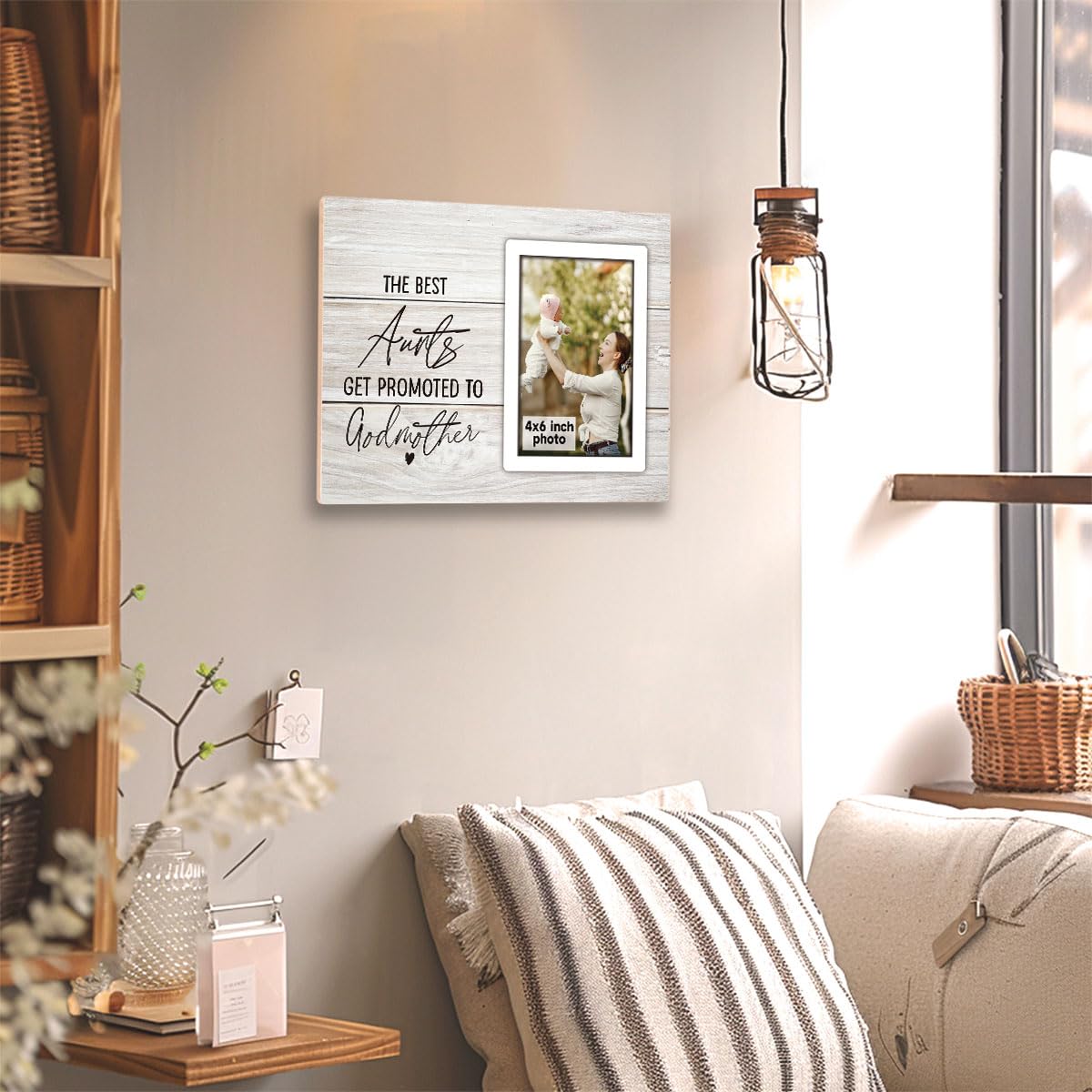 Sz-Pengxin Godmother Picture Frames, Godmother Gifts, Baby Announcement Gifts Godmother Proposal Gift, Godmother Gift For Niece