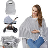 Baby Nursing Cover & Nursing Poncho - Multi Use Cover For Baby Car Seat Canopy, Shopping Cart Cover, Stroller Cover, 360 Full Pr