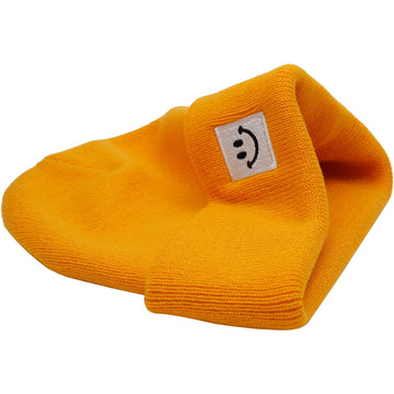 55Cube Baby Beanie 0-6 Months Golden Yellow Beanie
