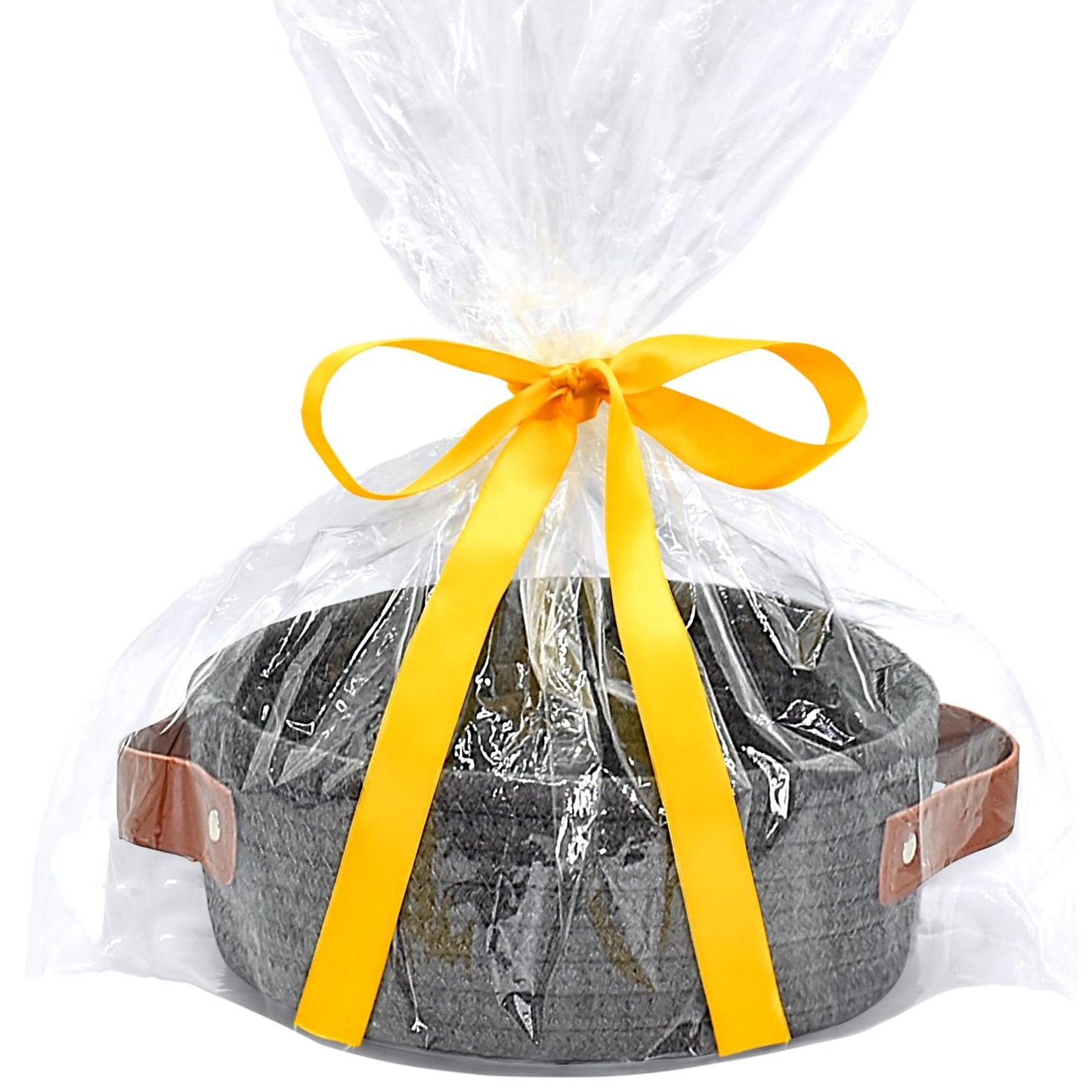 Abenkle Small Storage Basket, Mini Round Basket, Cute Tiny Cotton Rope Woven Basket, Boho Decorative Basket For Nursery, Spa, Em