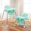 Baybee Invictus 3-In-1 High Chair For Kids - Convertible Baby Feeding Chair With Adjustable Height & Footrest, Detachable Tray,