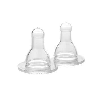 Lifefactory Bpa-Free Stage 2 (3-6 Months) Silicone Nipples 2-Pack