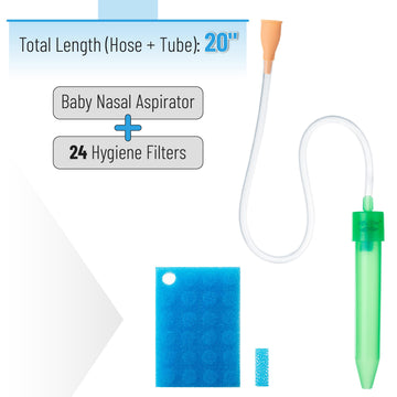Mr. Pen- Baby Nasal Aspirator With 24 Hygiene Filters, Nasal Aspirator For Baby, Nasal Suction For Babies, Nose Aspirator For Ba