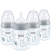 Nuk Smooth Flow Anti Colic Baby Bottle, 5 Oz, 4 Pack, Elephant