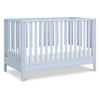 Davinci Sammy Scallop 4-In-1 Convertible Crib In Powder Blue, Greenguard Gold Certified