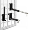 Beetot Baby Window Cradle Hanger | Stainless Steel Metal Rod | Weight Support Up To 20Kg | Black (Foldable Plate, 80Cm)