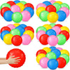 Jerify 60 Pcs 7 Inch Large Knobby Balls Bulk Spiky Bounce Inflatable Plastic Balls Toy Soft Massage Sensory Stress for School Pl