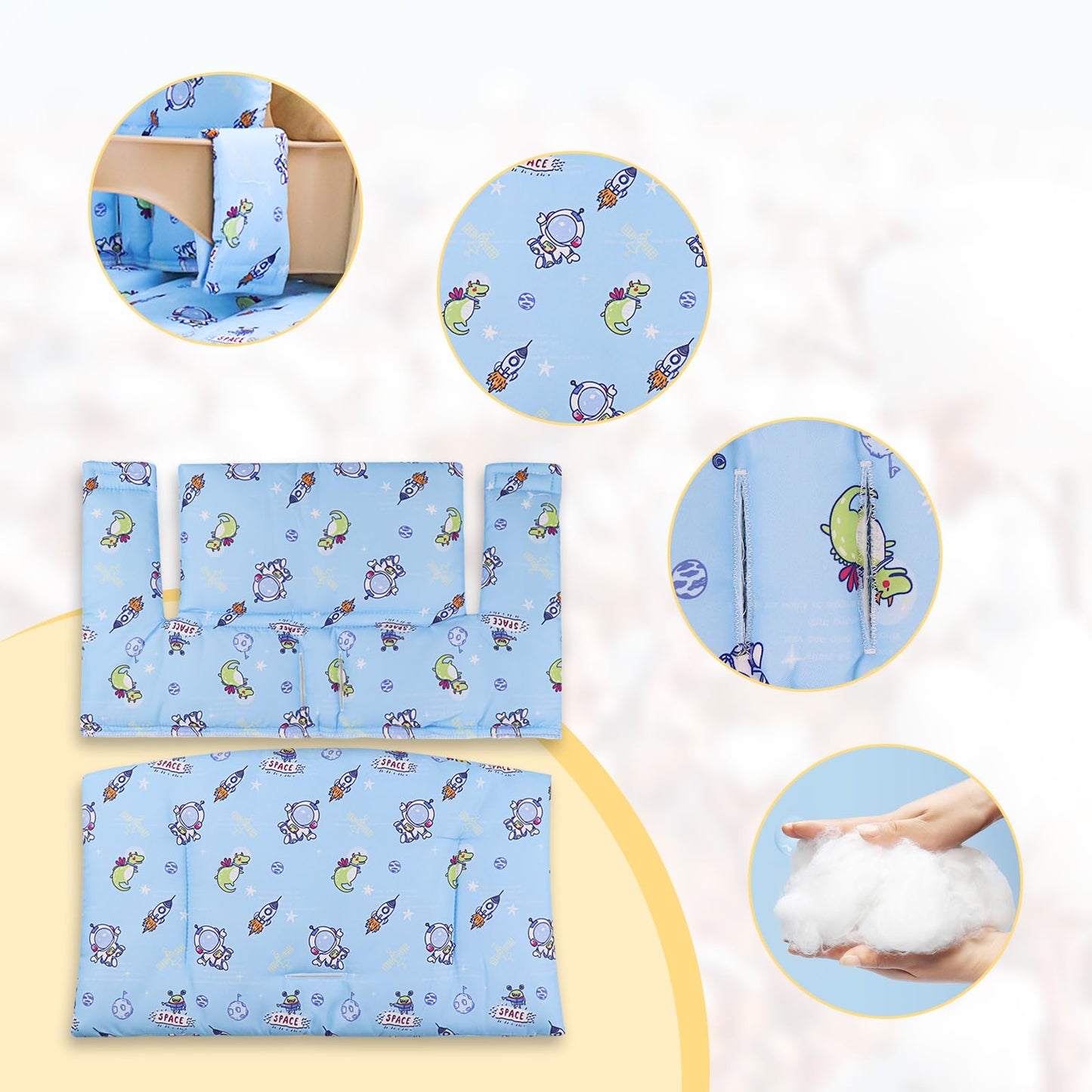 For Tripp Trapp High Chair Cushion, Soft And Comfortable For Tripp Trapp High Chair Cushion, For Tripp Trapp Cushion Set Makes I