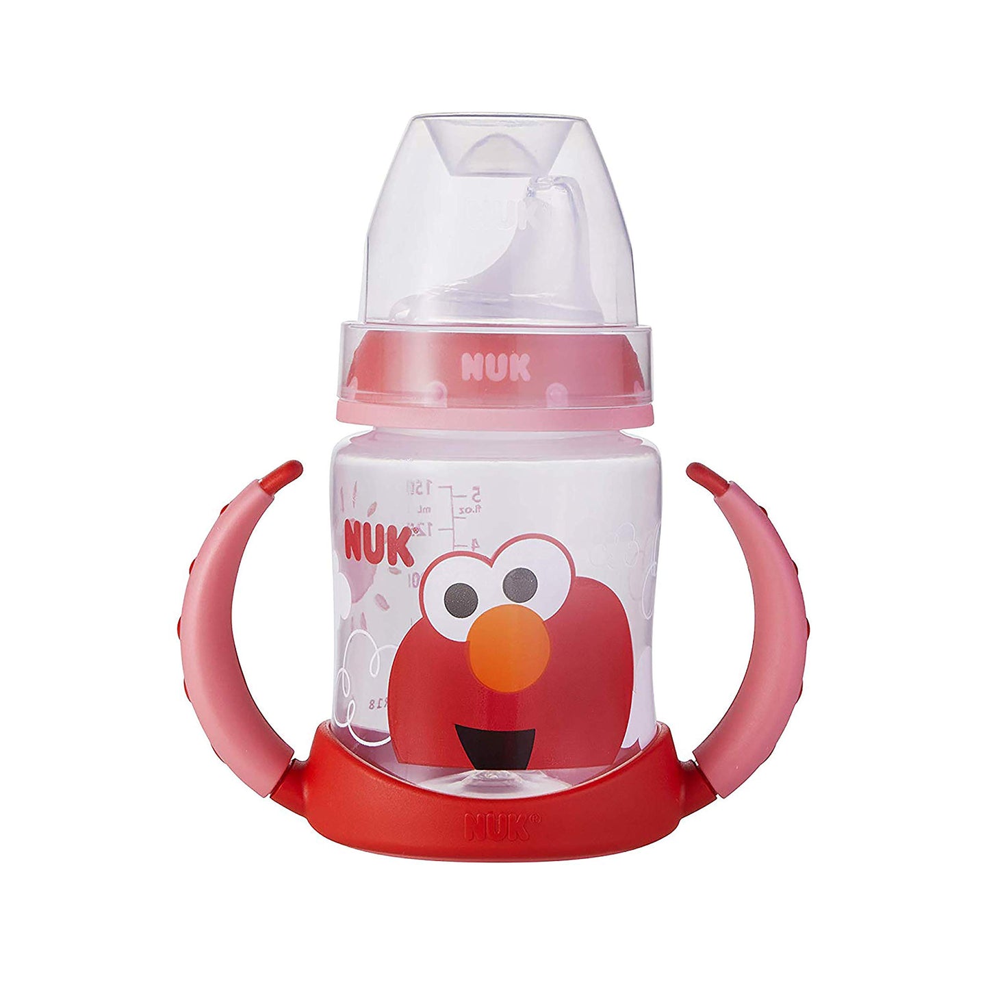 Nuk Sesame Street Learner Cup, 5 Ounce Elmo - Bpa Free, Spill Proof Sippy Cup