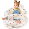 Inflatable Baby Seat For Babies 3-36 Months, Sit Up Chair Built In Air Pump Blow Up Infant Back Support Floor Seat For Bebe 3 Mo