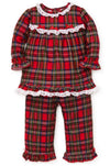 Little Me Baby Girl'S Xmas Plaid Pajamas Sleepwear, Plaid, 18 Months