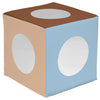ECR4Kids SoftZone Mirror Cube, Sensory Toy, Earthtone