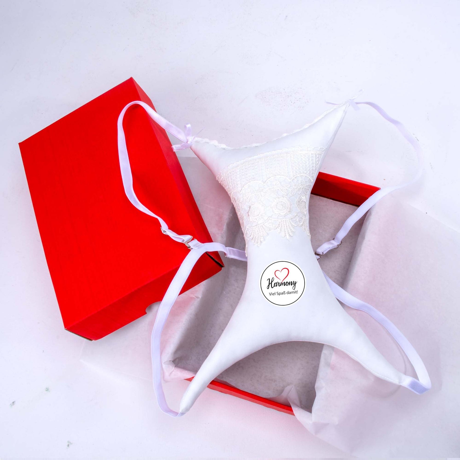 Xoria Breast Pillow - Soft 100% Cotton, Breast Pillow For Side Sleepers, Anti-Wrinkle Chest Support, Adjustable Strap, Breathabl