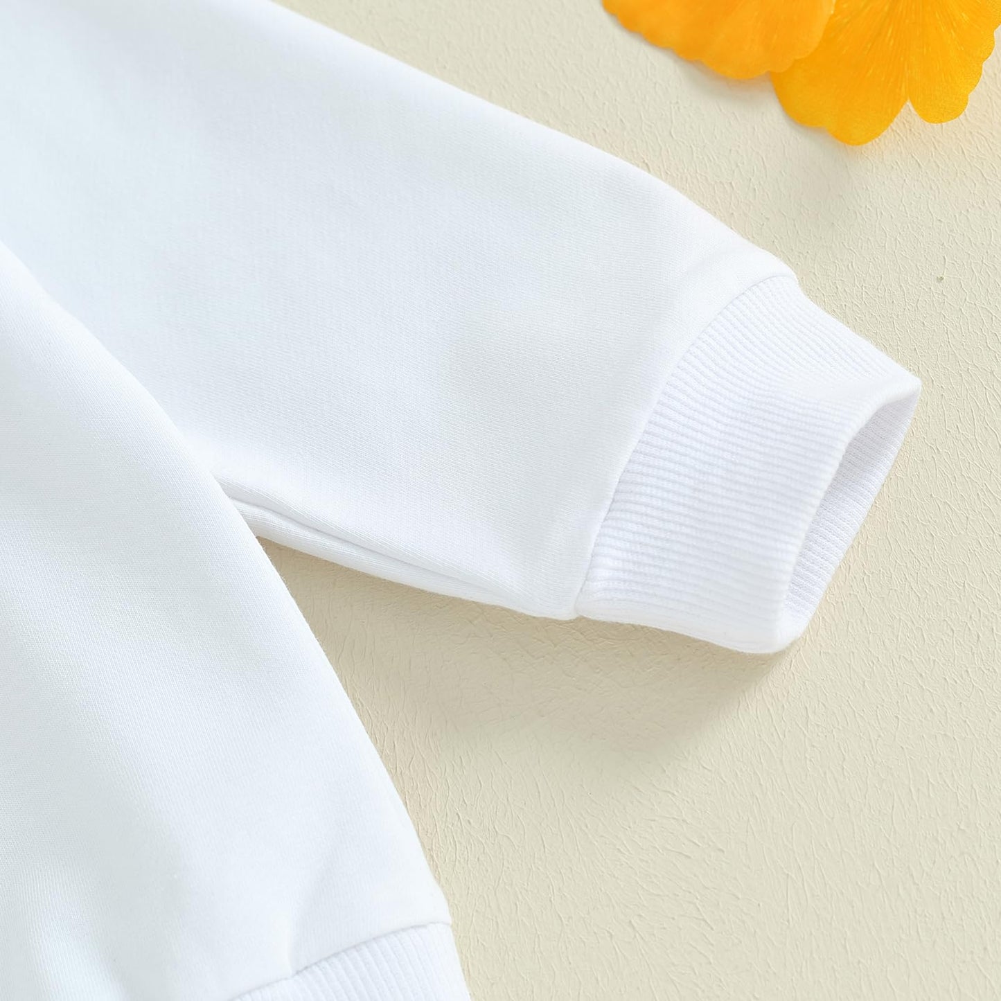 Iddolaka Toddler Baby Girls Valentines Day Outfits Long Sleeve Letter Sweatshirt Shirt Heart Flared Pants Spring Clothes (F-Whit