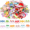 Willingtee 120Pcs (60 Pairs) Mix Colors Girl'S Elastic Hair Ties Soft Rubber Bands Hair Bands Holders Pigtails Hair Accessories