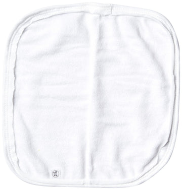 Honestbaby 10-Pack Organic Cotton Baby-Terry Wash Cloths, Bright White, One Size,10 Count (Pack Of 1)