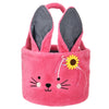 Onglyp Easter Basket Plush Easter Bunny Tote Bags Cute Rabbit Design Personalized Easter Bucket For Kids Carrying Gift And Eggs