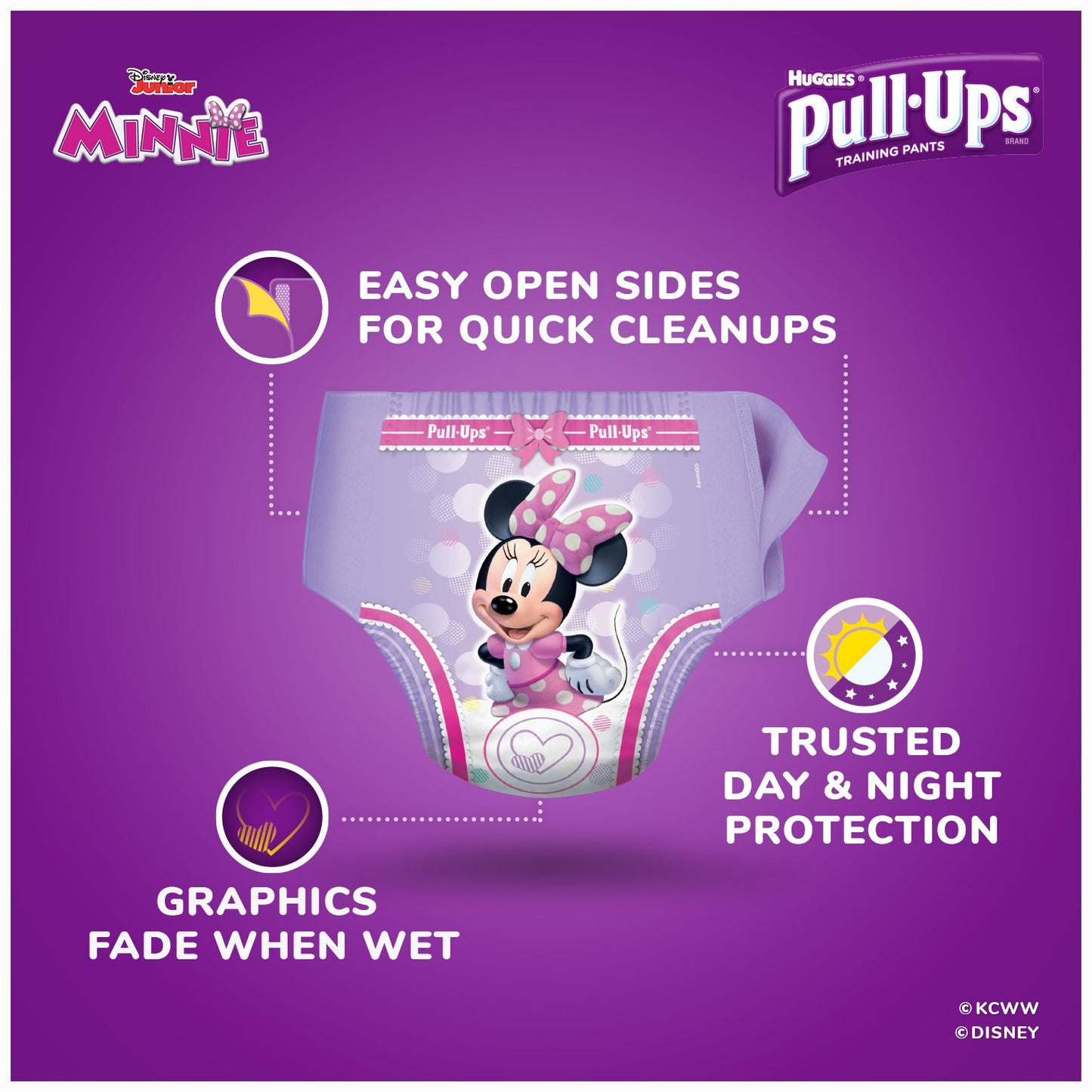 Pull-Ups Learning Designs For Girls Potty Training Pants, 2T-3T (18-34 Lbs.), 25 Ct. (Packaging May Vary)