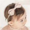 Ickeyou Baby Girl Lace Headbands With Bowknot Flowers Christening Baptism Headband Elastic Floral Hairbands Soft Lace Hair Acces
