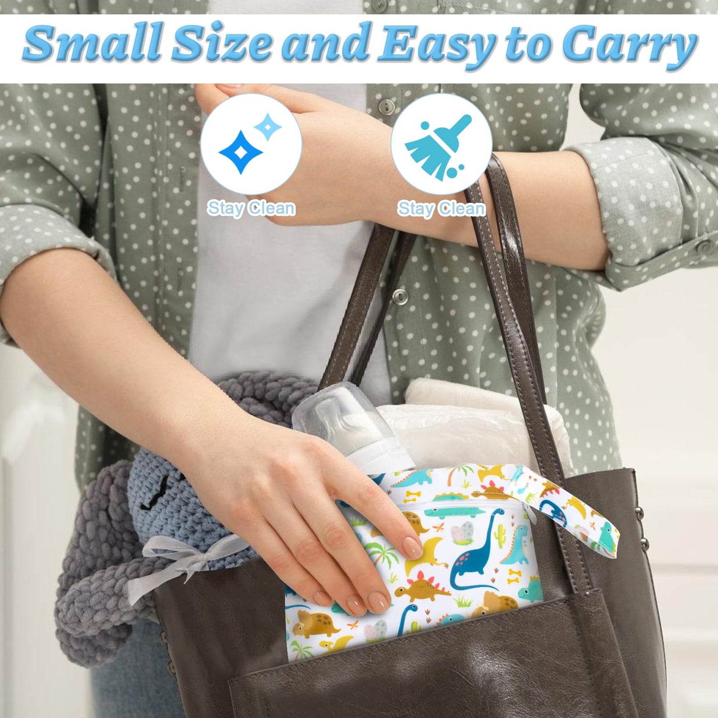 12 Pcs Peepeeteepe For Baby Boy With Storage Bag, Reusable Peepeeteepe Baby Boy With Hang Loop (6 Patterns)