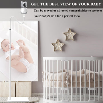 Jamyok Baby Monitor Floor Stand Holder Mount For Boifun Baby 2S,Baby 5S,Baby 6T/Iegeek Baby 1T/Deatti Bm101-M