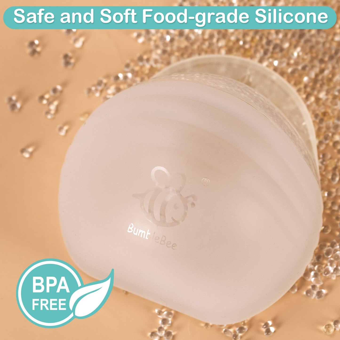 Bumblebee Wearable Milk Collector | Hands-Free, Kick-Proof, Portable Silicone Milk Saver For Breastfeeding Moms | Discreet, Comf