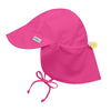 I Play. Baby Flap Sun Protection Swim Hat, Pink, 0-6 Months