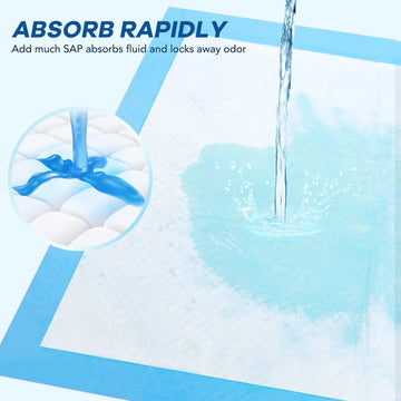 Disposable Changing Pad Pack Of 50 Baby Incontinence Pad Diaper Changing Pads Underpads Ultra Soft Super Absorbent Waterproof Ma