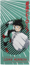 Jay Franco My Hero Academia Bath Pool Beach Towel - Kids Anime Super Soft & Absorbent 100% Cotton Towel With Izuku Midoriya, Mea