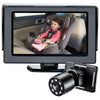 Itomoro Baby Car Mirror, View Infant In Rear Facing Seat With Wide Crystal Clear View,Camera Aimed At Baby-Easily To Observe The