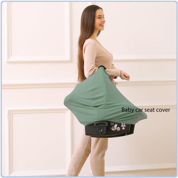 Car Seat Covers Baby - Multi-Use Cover Carseat Canopy, Breathable Breastfeeding Cover, Car Seat Covers For Bbies, Boys & Girls S