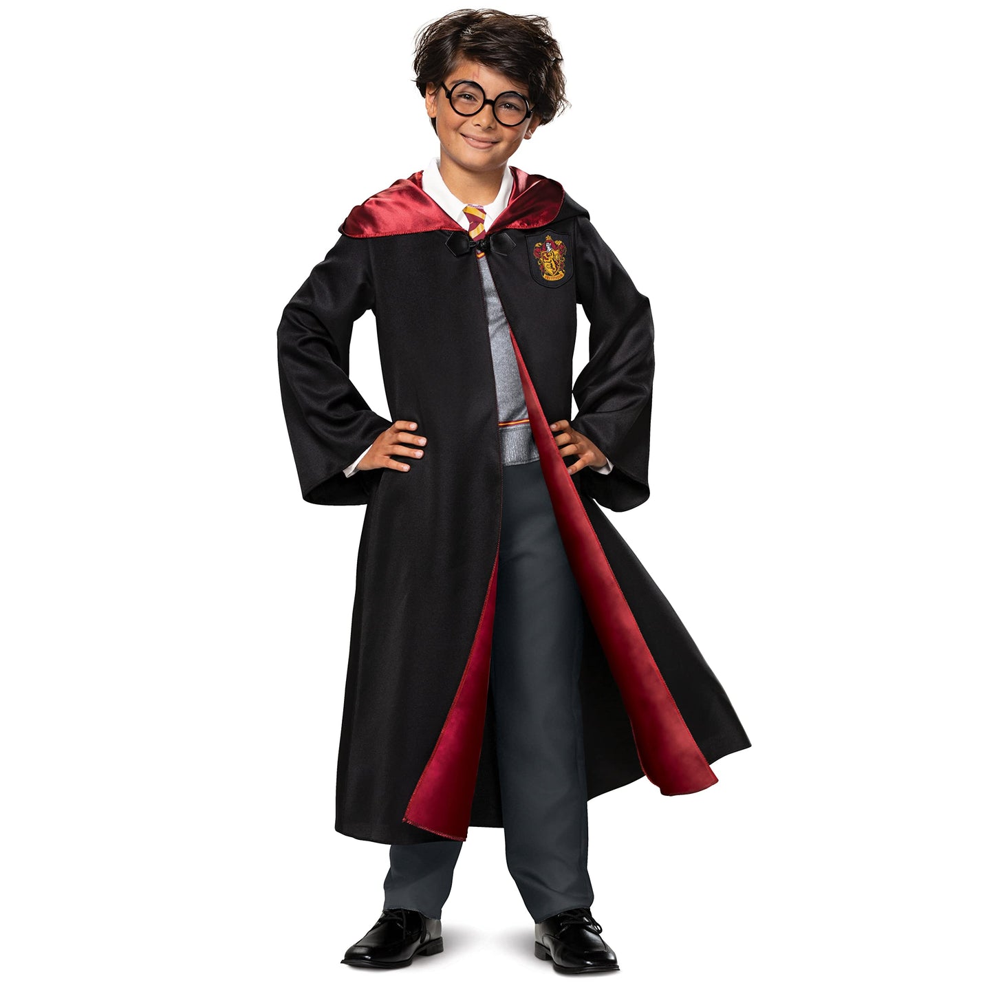 Harry Potter Deluxe Hooded Robe And Jumpsuit Child Costume Small (4-6)